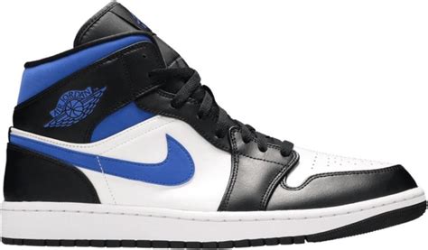 nike jordan zwart wit blauw